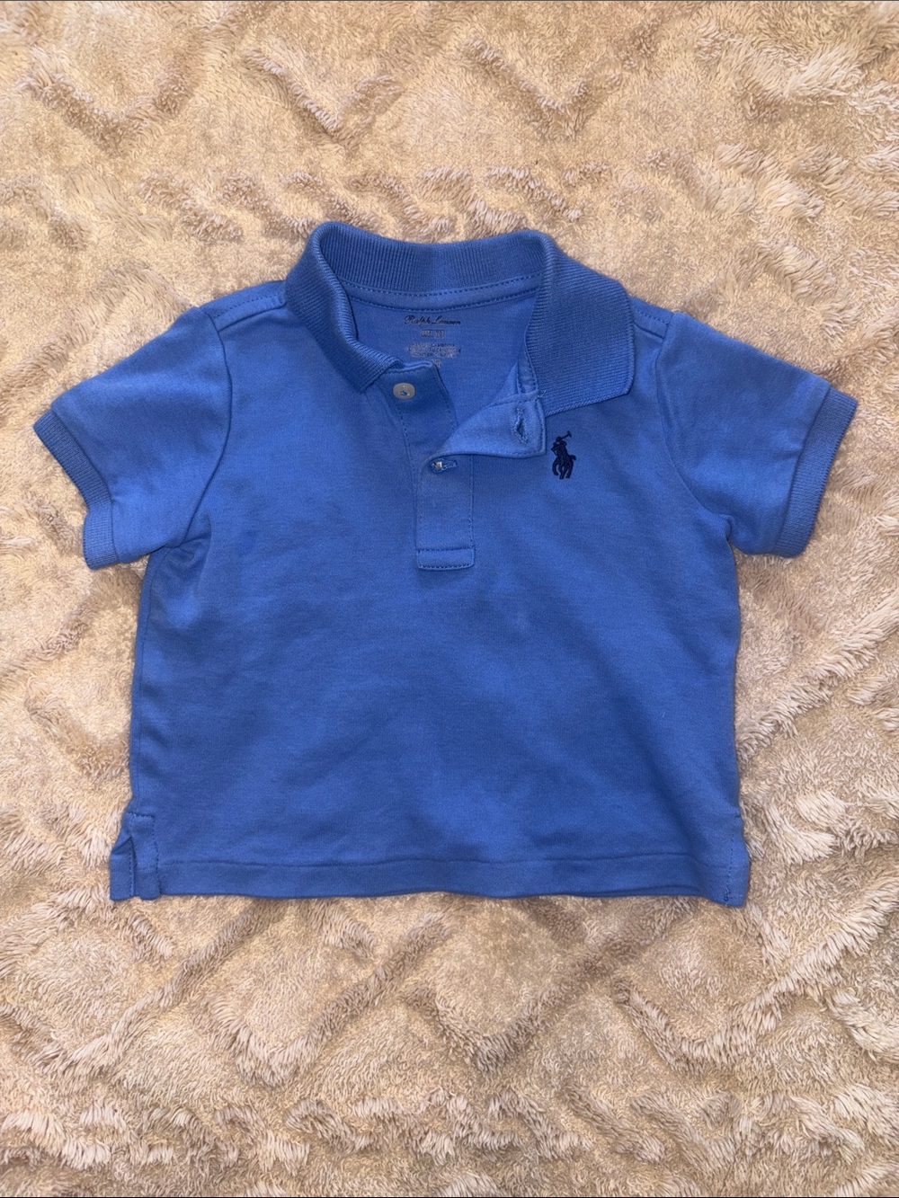 Ralph Lauren Blue Polo Shirt 6 months